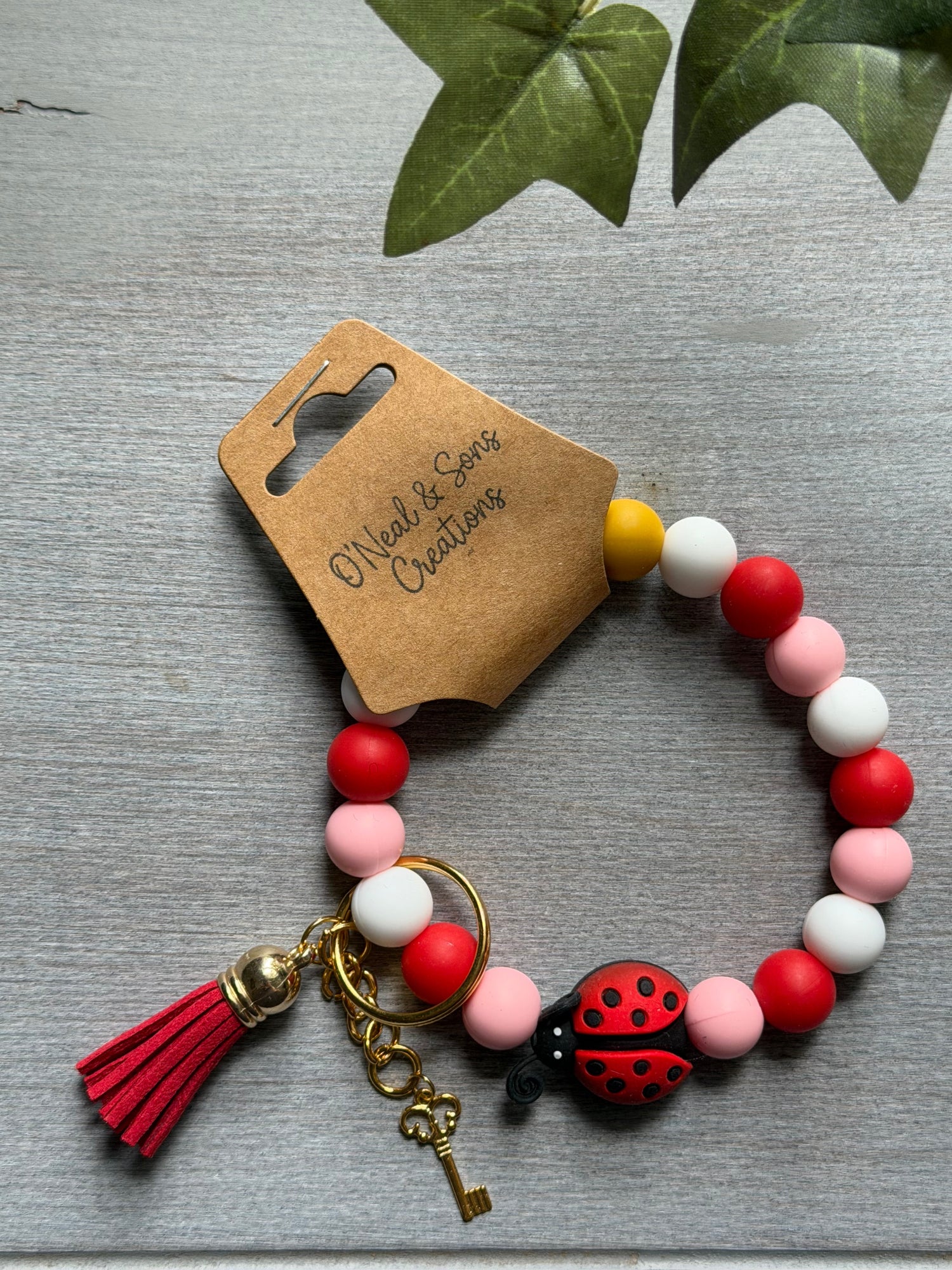 Ladybug Lane Wristlet Keychain