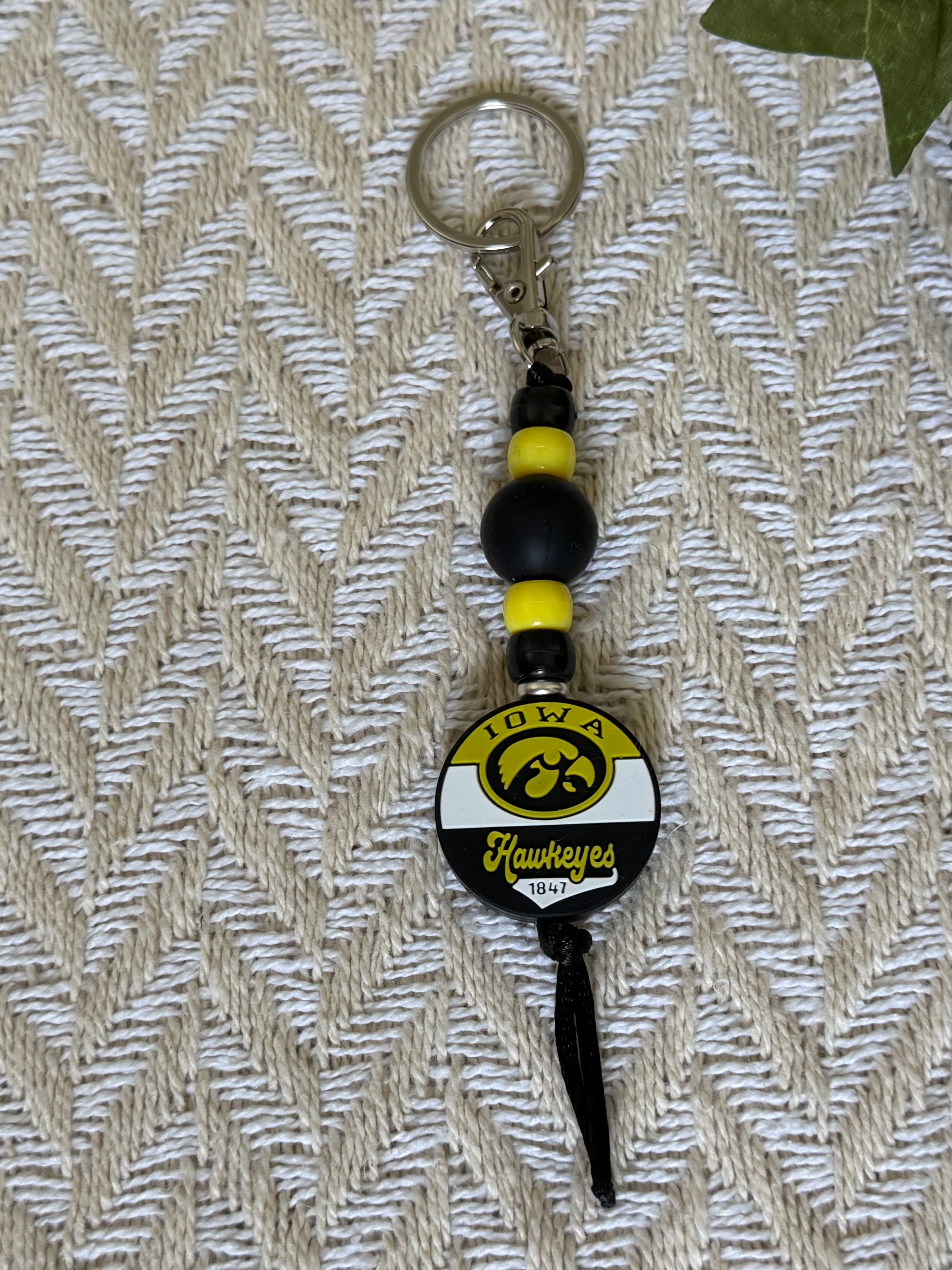 Iowa Hawkeyes Keychain