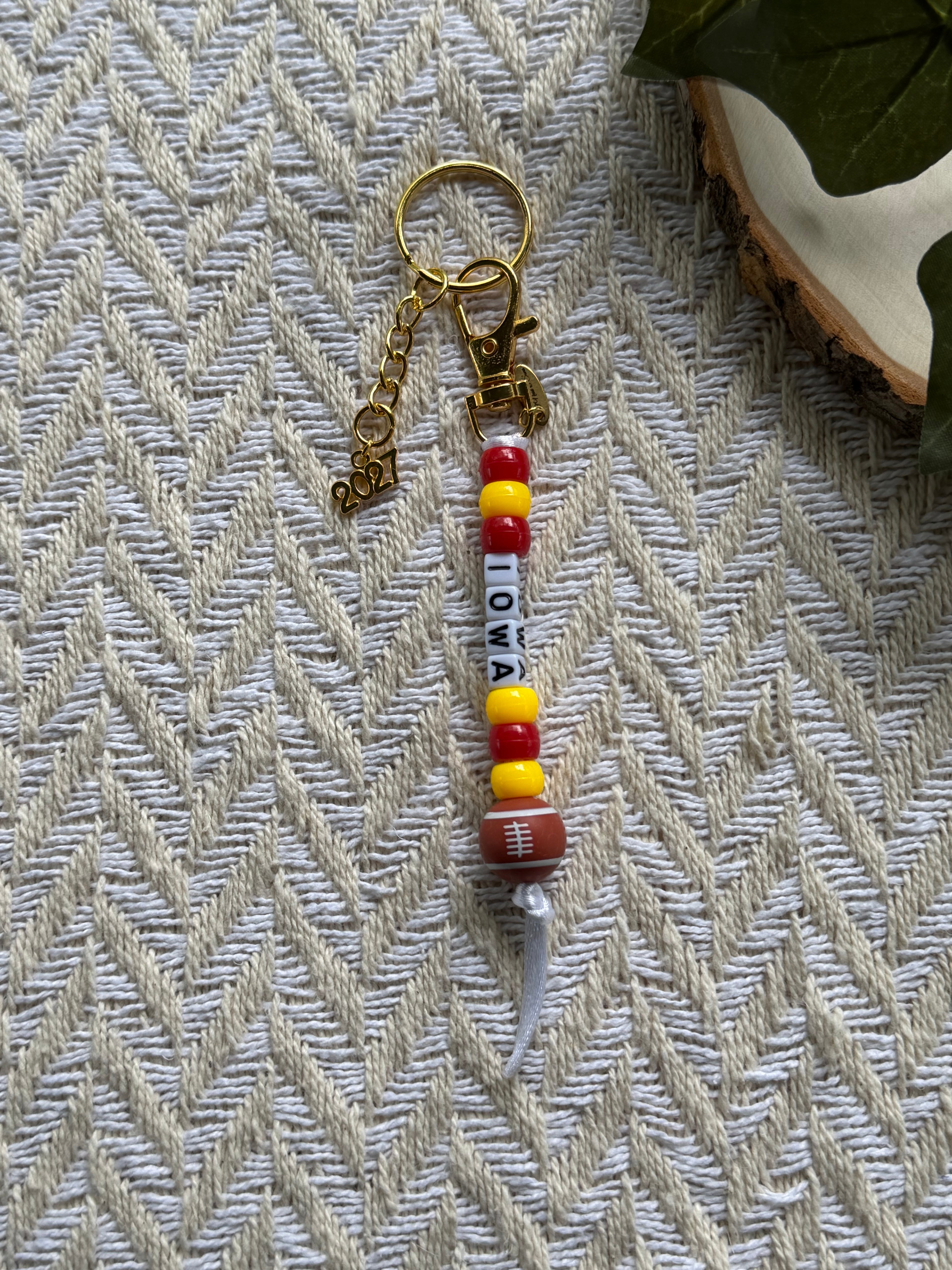 Iowa State Football Keychain