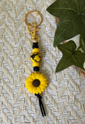 Golden Blooms Keychain