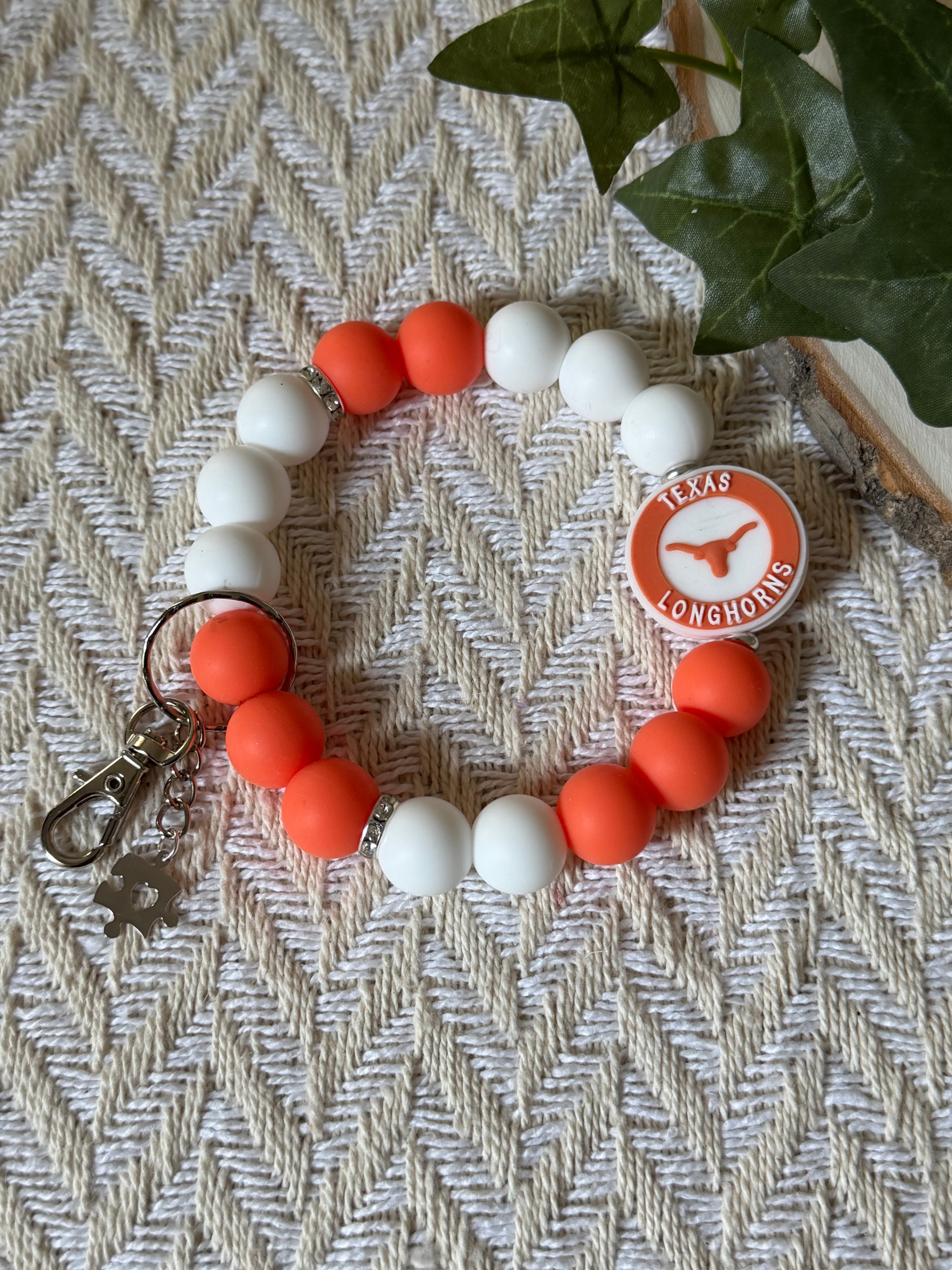 Texas Longhorns Wristlet Keychain