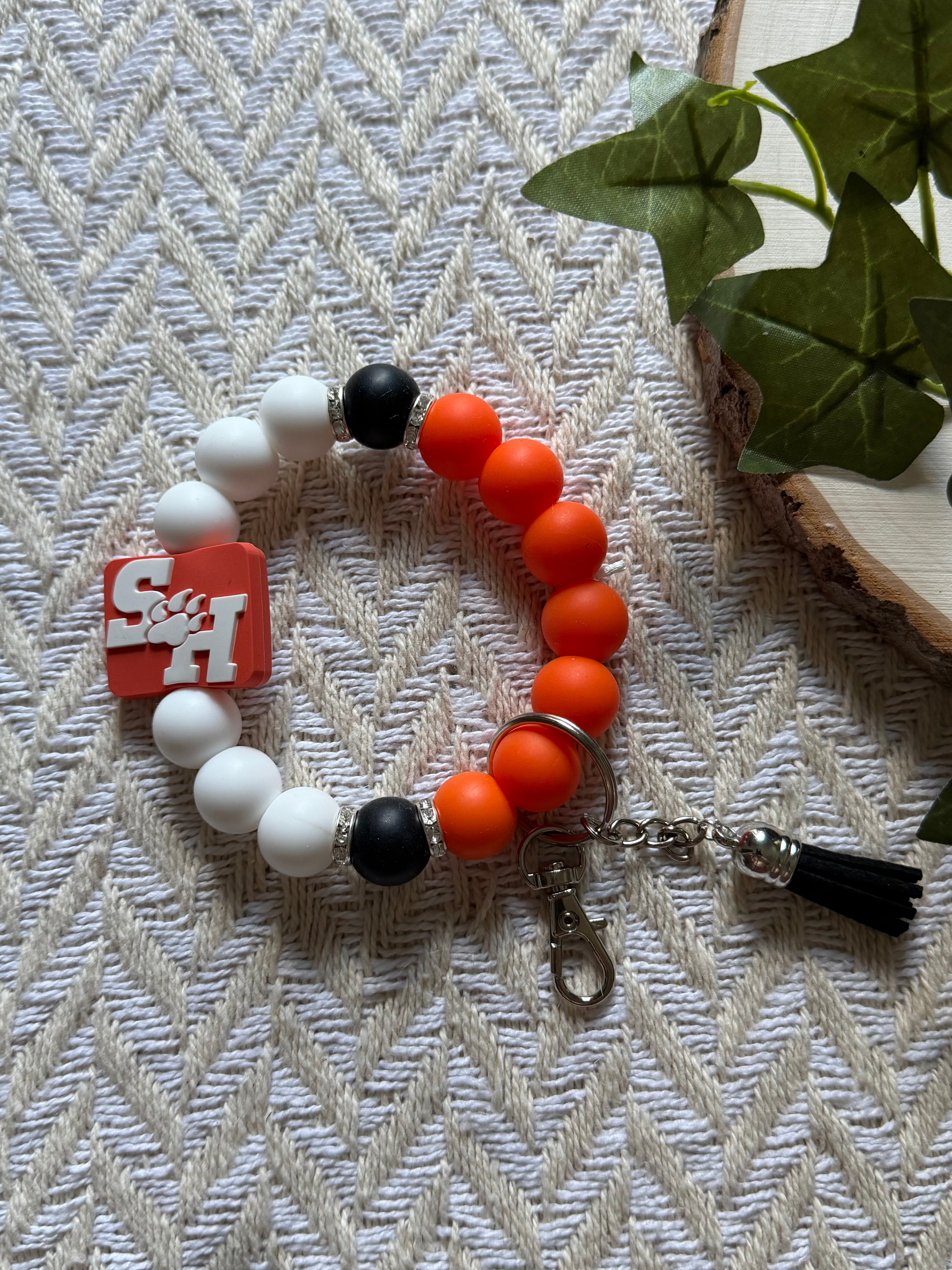 Sam Houston State Wristlet Keychain