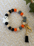 Hello, Boo! Wristlet Keychain
