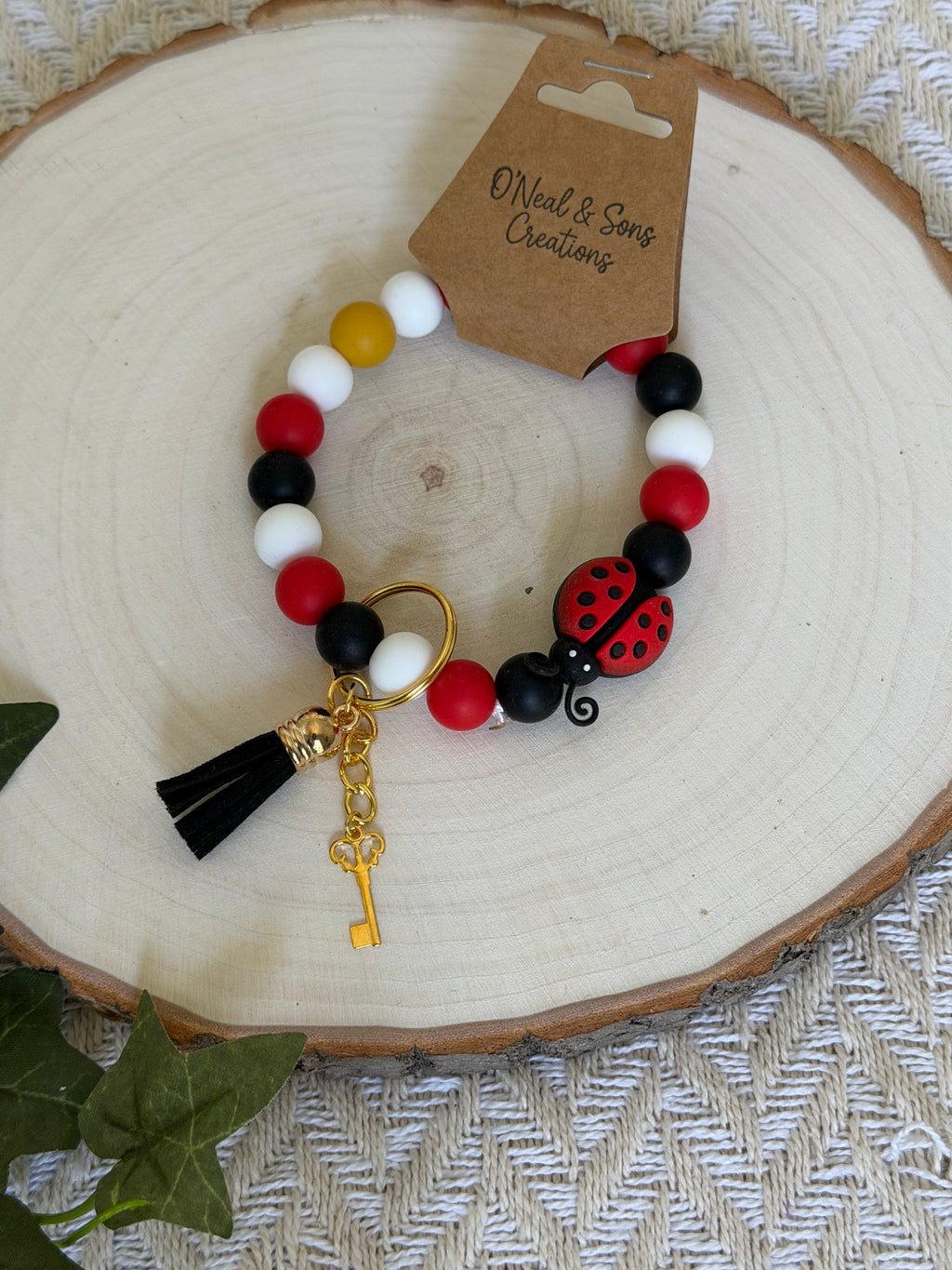 Ladybug Lane Wristlet Keychain