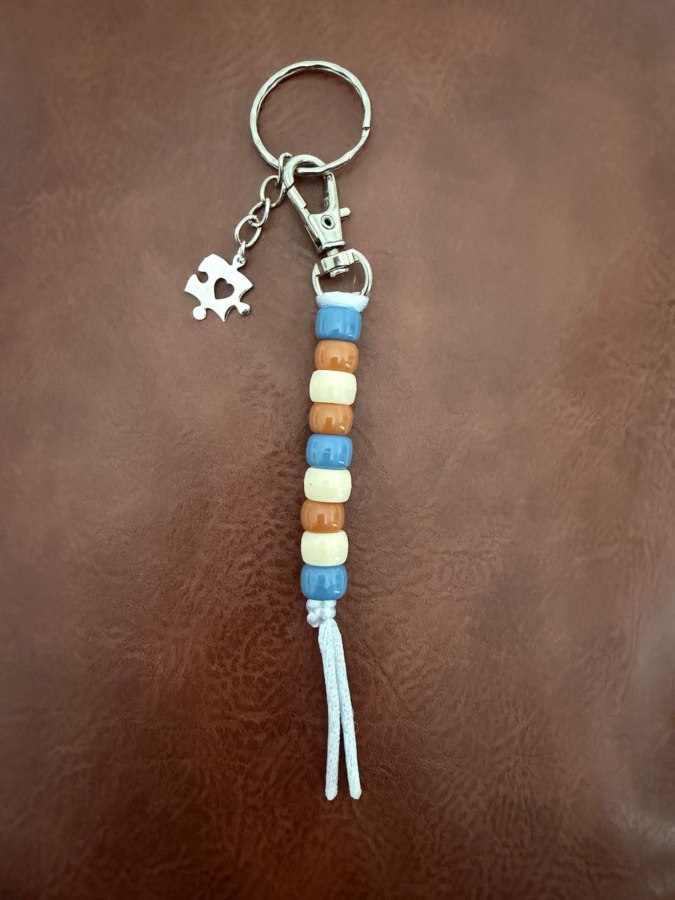 Stillwater Line | Handmade Beaded Keychain