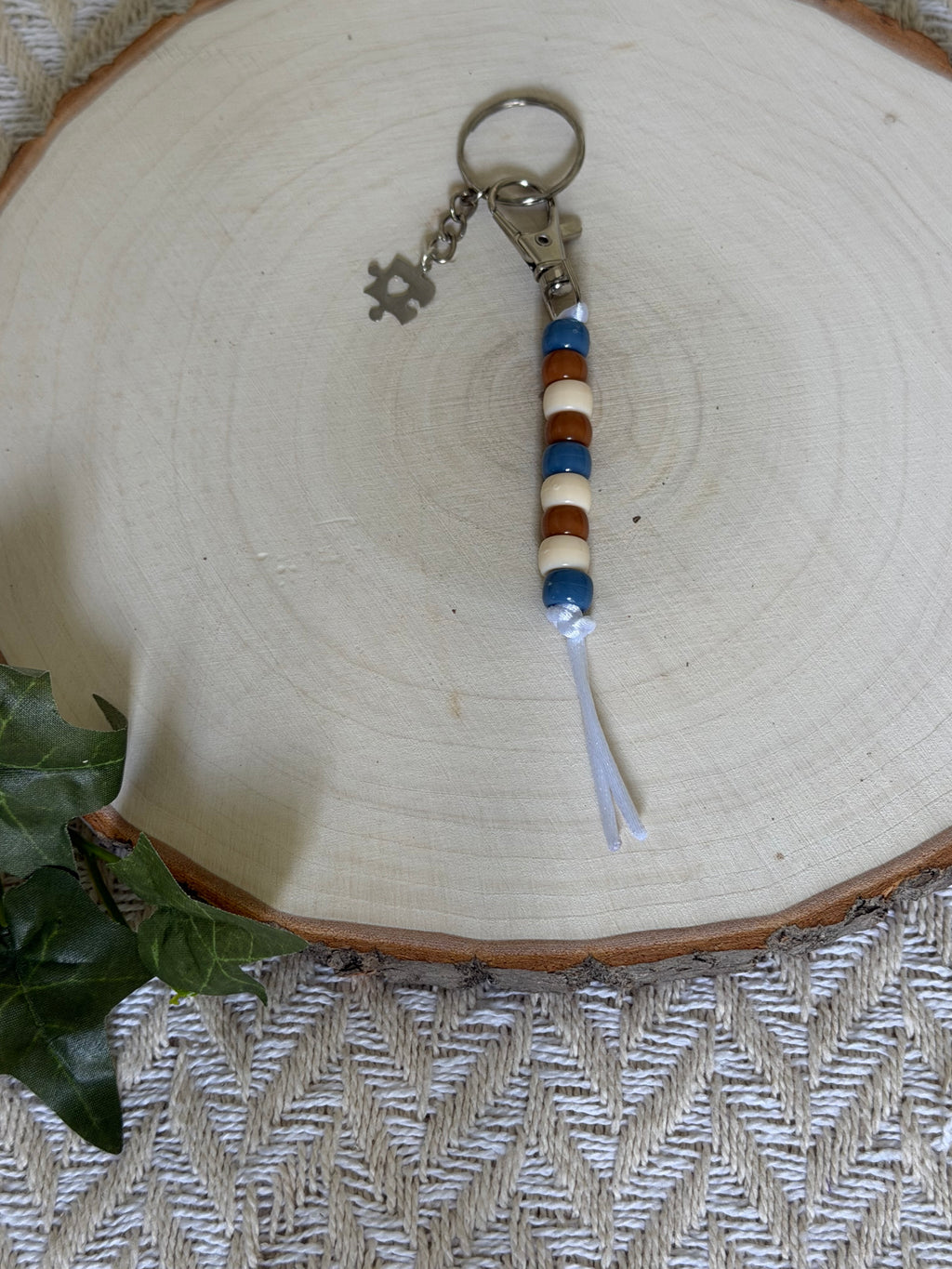 Stillwater Line | Handmade Beaded Keychain